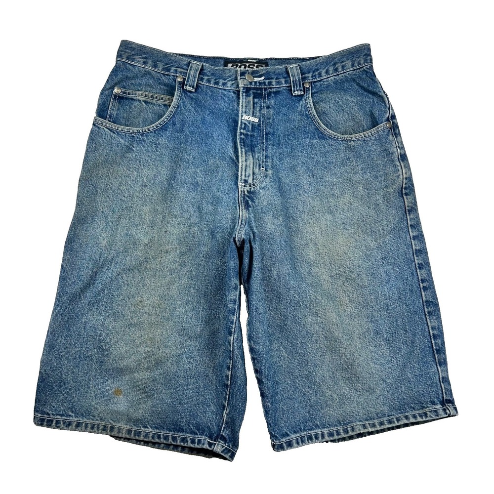 Vintage Boss Shorts Mens XL Jean Denim Jorts Baggy Carpenter Skater Grunge USA